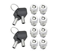 ECSiNG 4pcs 12mm Interruttore A Chiave SPST Blocco Chiave Elettronico Parte Riparazione 12mm 2 Posizioni Interruttore A Pulsante Con Blocco Chiave On-off 1A/125VAC, 0.5A/250VAC