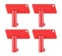 ECSiNG 4PCS Auto Batteria Disconnessione Interruttore Chiavi Isolatore Tagliato Tasti di Alimentazione Compatibile con M10 Colonna di Rame 2 Fori 4 Fori 100A Interruttore Batteria per Batteria Auto