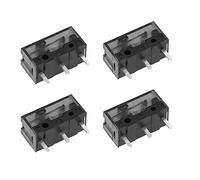 ECSiNG 4pcs Micro Interruttore GM 8.0 Interruttore Mouse 80M Life 3 Pin per Mouse da Gioco Pulsante Sinistro e Destro Riparazione Accessori di Ricambio Nero