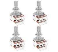 ECSiNG 4pcs Potenziometro A Manopola A Doppio Strato Pitch MN250K Potenziometro A Cono Lineare Adatto Per Il Controllo Del Volume Di Chitarra E Basso