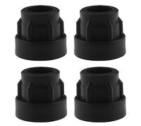 ECSiNG 4pcs Riduttore distanziatore Anello di Riduzione dell'asse Ruota Inserisce Sostituzione in Plastica per Ruote Carrello Camion Borsa Diametro Interno 1 pollice