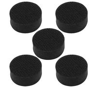 ECSiNG 5 Pezzi Tampone In Spugna Morbida Da 25mm Senza Fori Con Gancio E Anello In Spugna Floccata Tampone Di Interfaccia In Schiuma Morbida Bastoncini Abrasivi Cuscino In Spugna