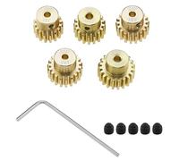 ECSiNG 5 PZ 32DP 3.175mm Pignone Set Ingranaggi Motore 16T 17T 18T 19T 20T Per 1/10 RC Auto 3650 540 550 Albero Motore Brushless Pignone Parti Di Ricambio