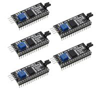 ECSiNG 5 Pz IIC I2C Adattatore Seriale Scheda Di Interfaccia Porta Del Modulo Per Display LCD1602 5 V 2 MA 2004 Modulo Display LCD Adattatore Riflettente