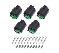 ECSiNG 5 set di connettori per sensore di temperatura a 2 pin 1-967644-1 968405-1 2 pin femmina con terminali femmina e guarnizioni