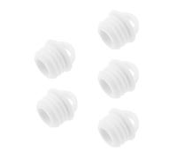ECSiNG 5 tappi di scarico per secchio mocio, tappo per secchio da 22 mm, tappo di scarico per lavanderia, tappo di scarico per tubi, tappi di copertura con anello di estrazione, bianco