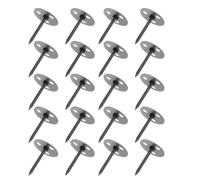 ECSiNG 50 Pezzi Chiodi Antiforatura per Pneumatici Chiodi Antifurto Sicurezza Auto Veicolo Chiodo Antiforatura Diametro 25 Mm Lunghezza Chiodo 30 Mm per Auto Camion Grigio Scuro