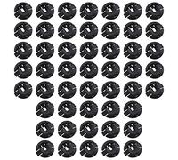 ECSiNG 50 pezzi interni ruota Arch Liner Splashguard clip auto trim clip fermi 4F0825429A plastica compatibile con Audi A1 A4 A5 A6 A7 Q5 nero