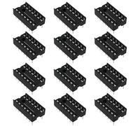 ECSiNG 50 prese IC DIP a 14 pin, passo 2,54 mm, prese chip a saldare, adattatori per circuiti digitali analogici, scheda di sviluppo elettronica, 17 x 10 mm