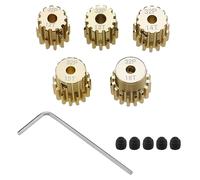 ECSiNG 5PCS 32DP 3.175mm Pignone Set Ingranaggi Motore 12T 13T 14T 15T 16T Per 1/10 RC Auto 3650 540 550 Albero Motore Brushless Pignone Parti Di Ricambio