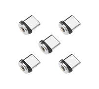 ECSiNG 5X Connettore Magnetico Tipo C Adattatore Magnetico Tipo C Rotante Testa di Terminali Connettore Magnetico per Cavo di Ricarica Magnetica