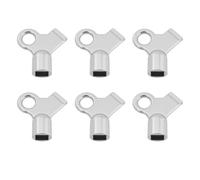 ECSiNG 6 Chiavi Quadrate Da 5 Mm Per Valvola Di Spurgo Del Radiatore Per Lo Spurgo Dei Radiatori E Lo Sfiato Dell'aria