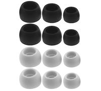 ECSiNG 6 paia di auricolari in silicone compatibili con Samsung Galaxy Buds Pro auricolari morbidi auricolari tappi per le orecchie L/M/S taglia nero e grigio