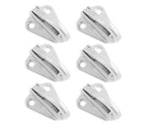 ECSiNG 6 Pezzi 316 Gancio per Parabordi in Acciaio Inossidabile Gancio A Molla Marino Gancio di Sicurezza Pesante per Accessori Hardware per Rimorchiatori