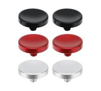 ECSiNG 6 Pezzi Pulsante Di Scatto Concavo Per Fotocamera Compatibile Con Fujifilm Compatibile Con Leica Compatibile Con Canon Compatibile Con Nikon (9,7x5,4 Mm)
