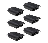ECSiNG 6 PZ Battery Pack Cover Sostituzione Shell Shield Case Holder Compatibile con Xbox 360 Wireless Controller Nero Accessori Batteria
