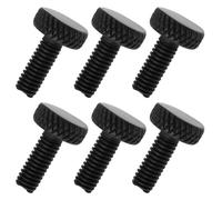 ECSiNG 6 viti per accordatore fine per ponte, compatibili con chitarre elettriche Floyd Rose (nero)