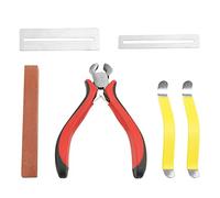 ECSiNG 6Pcs Strumenti Polacco Chitarra Set String Cutter Tastiera Guardie Spargitori Stringa Strumento Lucido Accessori Chitarra In Acciaio Inox