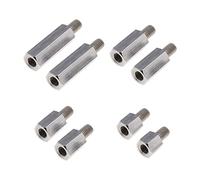 ECSiNG 8 Pezzi Distanziatori Esagonali Con Perno A Testa Singola Filettatura Maschio A Femmina 10 Mm 15 Mm 20 Mm 30 Mm M6 X M6 Per Elementi Di Fissaggio Esagonali PCB Accessori Hardware