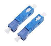 ECSiNG Adattatore a fibra ottica monomodale 9/125 SM SC maschio a LC femmina ibrido convertitore di fibra ottica per rete Ethernet e apparecchiature di comunicazione ottica