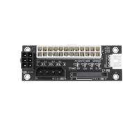 ECSiNG Adattatore di Alimentazione Multipla 4 in 1 A 24 Pin Compatibile con Alimentatori Molex A 4 Pin/SATA/ATX A 6 Pin/4 Pin