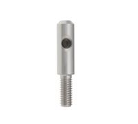 ECSiNG Adattatore per antenna radio da 38 mm, in acciaio inox, compatibile con Har-ley Electra Glide FLHT Road Glide FLT ULTR 1989-successivi