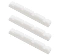ECSiNG Capotasto per basso in osso scanalato a fondo piatto, compatibile con basso jazz a 4 corde e altri modelli di basso elettrico, 38 x 3,5 x 5 mm