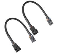 ECSiNG Cavo Adattatore per Ventola A 4 Pin con Aggancio CRJ da 2 Pezzi Compatibile con Schede Madri dell da 15 Cm