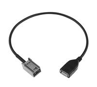 ECSiNG Cavo adattatore USB di ricambio compatibile con cavo USB AUX Honda CIVIC/JAZZ/CR-V/CRZ/Costa/Account/Odyssey/Crosstour/Insight/Legend