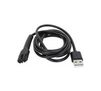 ECSiNG Cavo di ricarica USB di ricambio, 1,5 m, compatibile con Wahl Finale 8164 Vanish 8173 Clipper 8591 8148
