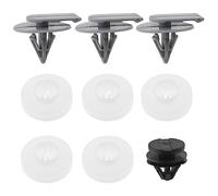 ECSiNG Clip di fissaggio per passaruota posteriore, 9 pezzi, compatibili con Mini R50 R52 R53 2001-2006 51137034022 07130702516 07132757821 Clip di fissaggio per autoveicoli