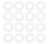ECSiNG Confezione Da 100 Rondelle Piatte In Nylon Rondelle In Nylon M6 Rondelle Piatte Trasparenti Per Tubi E Valvole dell'acqua Diametro Interno 6,3 Mm Diametro Esterno 12 Mm Spessore 0,5 Mm