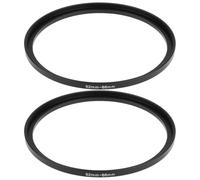ECSiNG Confezione da 2 anelli Step Up da 82 mm a 86 mm, adattatore per filtro compatibile con Canon, compatibile con Nikon