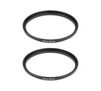 ECSiNG Confezione da 2 Anello Step Up 60 mm a 62 mm per Filtro 60-62 mm Compatibile con Canon Compatibile con Nikon