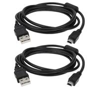 ECSiNG Confezione da 2 cavi dati da USB A a Mini B a 5 pin per fotocamera, 1 m, nucleo in ferrite, compatibile con Fujifilm FinePix Z1 Z2 Z3