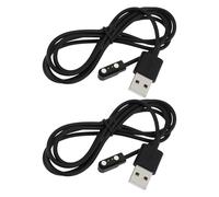 ECSiNG Confezione da 2 cavi USB magnetici per Smart Watch, 100 cm, 5 V, 1 A, compatibile con Colmi i31 P45