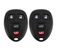ECSiNG Confezione da 2 Guscio Chiave Telecomando 3+1 Pulsanti Compatibile con Opel GT Roadster