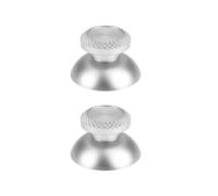 ECSiNG Confezione da 2 levette per joystick in lega di alluminio, compatibili con controller PlayStation 5, colore argento