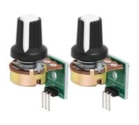 ECSiNG Confezione da 2 moduli potenziometri da 10 K, resistore regolabile, uscita analogica da 0 a 5 V per progetti elettronici