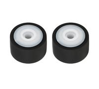 ECSiNG Confezione da 2 rulli per cassette a sinistra, 11 x 8 x 6 x 2 mm per mazzi di nastro, compatibile con mazzi Nakamichi, compatibile con Sankyo dual cabstan