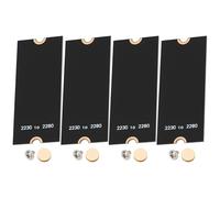 ECSiNG Confezione da 4 Staffa di Estensione SSD 2230 a 2280 Kit di Montaggio Compatibile con M.2 2280 NVMe SATA Scheda Madre