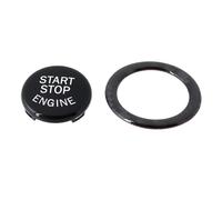 ECSiNG Copertura E Anello Per Pulsante Di Avviamento Motore Auto Compatibile Con BMW Serie 3 E90 E Compatibile Con BMW Serie 1 2004-2011.