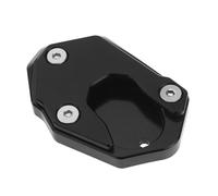 ECSiNG Cuscinetto Di Estensione Laterale Per Piede In Alluminio Per Moto Antiscivolo Piastra Allargamento Per Cavalletto Laterale Compatibile Con Kawasaki Z900 Z650 2017-2021 Z1000 SX 2010-2020 Nero