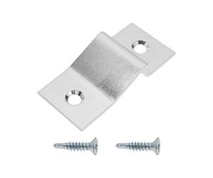 ECSiNG Fermaporta Festival 7192004AG Piastra scorrevole compatibile con Fiat Ducato compatibile con Peugeot Boxer compatibile con Citroen Jumper Silver