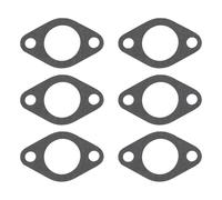 ECSiNG Guarnizione per Carburatore A 2 Tempi per Carrello da Golf 6 Pezzi di Aspirazione da 1 Pollice Compatibile con EZGO A 2 Tempi 1976-1993 Modelli