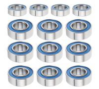 ECSiNG Kit di 20 cuscinetti a sfera sigillati in gomma per auto RC, 6 x 12 x 4 mm, 5 x 8 x 2,5 mm, compatibile con Super Clod Buster Bullhead per cambio ruota dentata