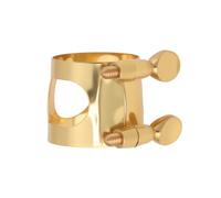 ECSiNG Legatura per Bocchino Saxofono Alto in Ottone a Doppia Vite Regolabile Compatibile con Yamaha