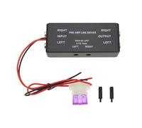 ECSiNG Pre-Amp RCA Driver Amplificatore di Segnale Ingresso/Uscita Gamma Regolabile 0.1-18dB per Auto Barca