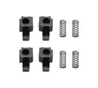 ECSiNG Set di 2 fibbie in metallo con chiusura a molla compatibile con Nintendo Switch compatibile con NS compatibile con controller Joy-Con Slider