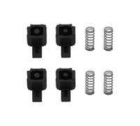 ECSiNG Set di 2 fibbie in plastica con chiusura a molla compatibile con Nintendo Switch compatibile con NS compatibile con controller Joy-Con Slider